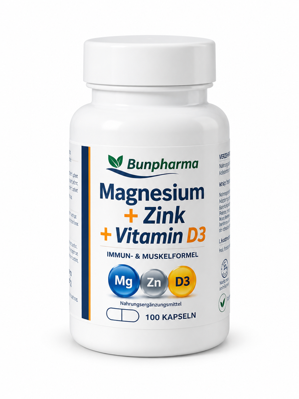 Magnesium Bisglycinat + Zink + Vitamin D3