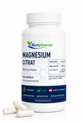 Magnesium Citrat 400 mg – 100 Kapseln Vegan