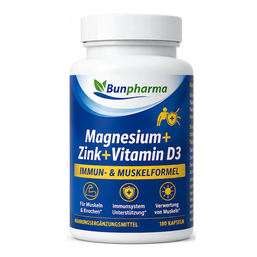 Magnesium Bisglycinat + Zink + Vitamin D3 (100 Stk)