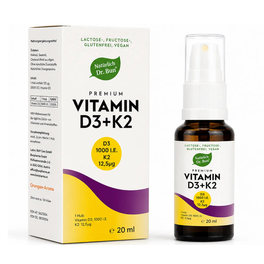 Premium Vitamin D3 + K2 Spray